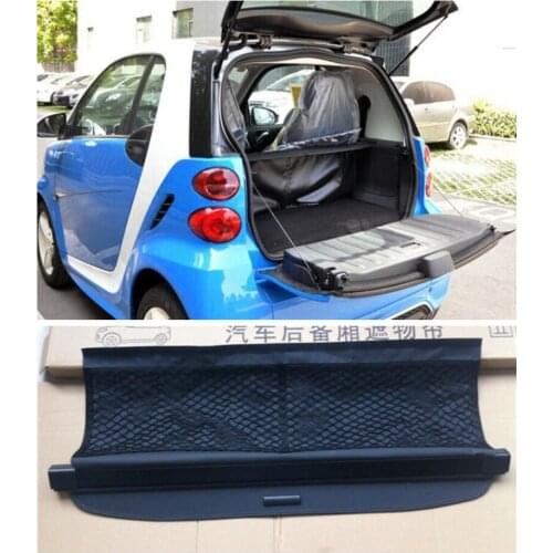 High Qualit Car Rear Trunk Cargo Cover Security Shield Screen shade Fits For Smart fortwo2009-2014(black, beige)