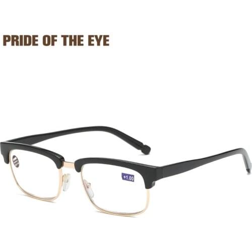 Presbyopic Glasses Square Classic Polaroid Glasses for Women and Men Fashionable Portable Home UV400 Presbyopic Glasses 888