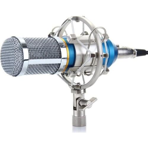 Professional Condenser KTV Microphone BM-800 Cardioid Pro Audio Studio Vocal Recording Mic KTV Karaoke+ Metal Shock Mount