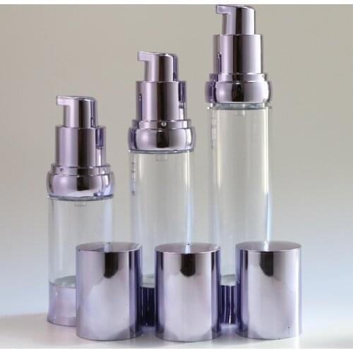 Empty Refillable Bottles Travel Essential Lotion Cosmetic Container 20ml 40ml Airless Pump Bottle Maquiagem Make up Tools 10pcs