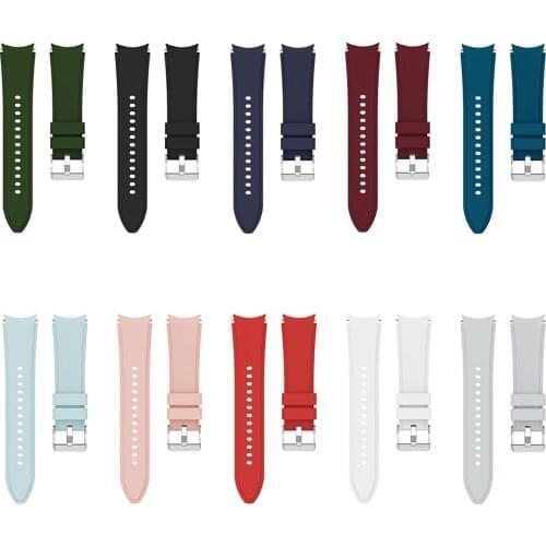 Watch Strap 20mm for Samsung Galaxy Watch4 40mm 44mm Smart Watchband Soft Sports Strap Adjustable Durable Watch Band