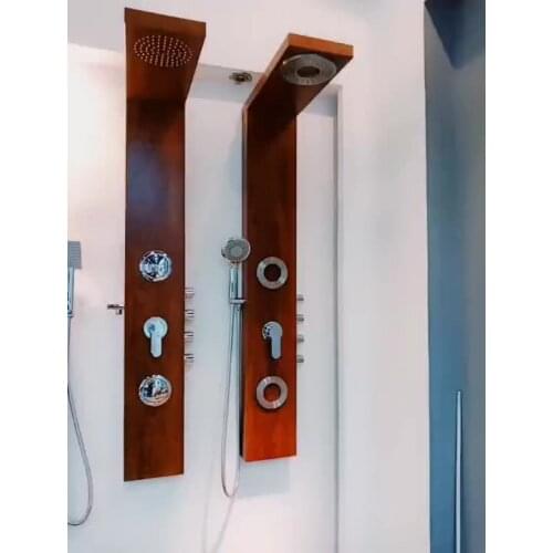 Sanitary New arrival design shower panel 304 stainless steel bathroom shower shower set