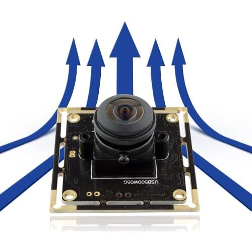 Wide Angle USB Camera Module 5Megapixel 2592x1944 Mjpeg 180 degree fisheye lens Aptina MI5100 CMOS USB Web Camera Module
