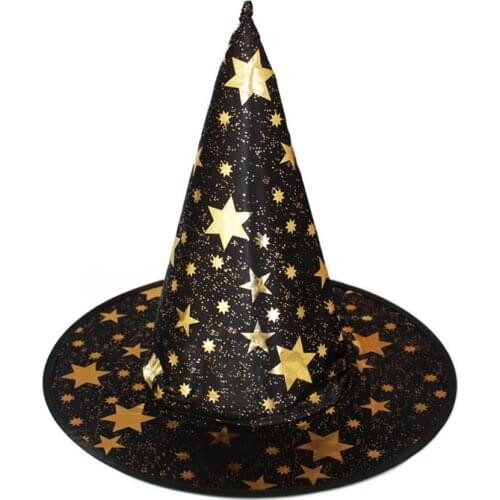 Women Men Witch Hats Halloween Costume Party Hats Wizard Hat Costume Cosplay Prop