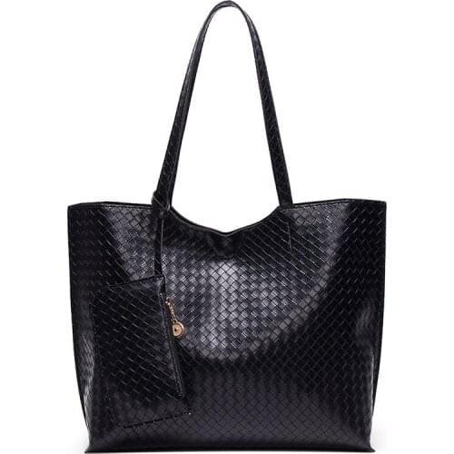 Large New Bag High Commute Quality Pocket PU Handbags Leather Womens Casual Large Shoulder Handbag Bag Capacity Vintage Simple