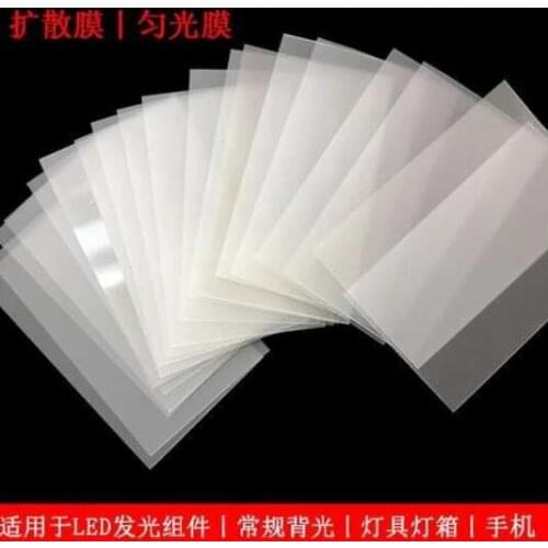 Light Box Homogenizing Film,flat Panel Light /LED Light Diffuse Film,uniform Light PET Film,Light Guide Film 300mm*210mm