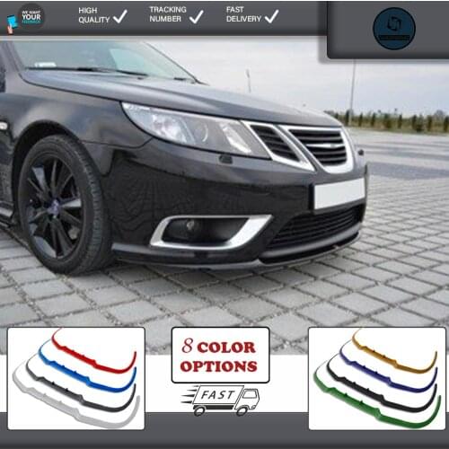 For saab 93 saab 93 front lip universal spoiler lip bumper 3 piece free fast shipping designed full harmony body kit design
