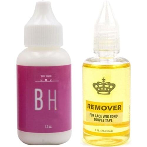 Lace Wig Glue Bold Hold Waterproof Adhesive Hair System Glue and remover For Lace Wigs and Hair pieces