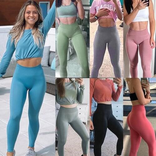 Gym women pants tight seamless Yoga suit sport leggings women yoga pantalones gym accessories women