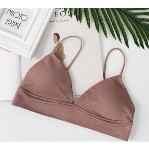 Sexy Deep V Bras Women Push Up Seamless Bra Comfort Wireless Female Underwear