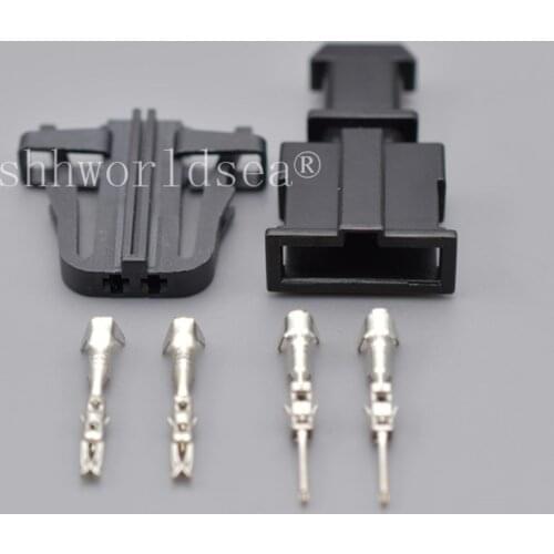 Shhworldsea 2 Pin 1.5mm 3B0 972 702 car connector door lamp connector for LEAR for Audi for VW for Volkswagen License plate lamp