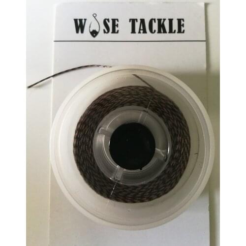 1PC Wise Tackle 20M/30M non coated hooklink in Brown 15LB/ 25 LB/35LB - Carp Fishing Lines