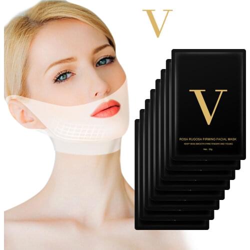 Face Lift Mask Slimming Face Bandage Belt V Shape Patch 4D Reduce Double Chin Tape For Face Neck Firming Anti Wrinkle Strap