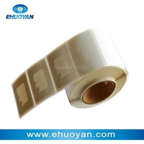 100 pcs/Lot Rfid Label/sticker/Tag Paper Blank 13.56Mhz ISO 15693 I CODE SLIX Square 50*50mm