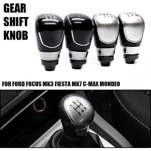 5/6 Speed Shift Handle For Ford Focus 2 MK2 2005-2011 / C-Max 2007-2010 / Fiesta Kuga 2008-2012Car Gear Shift Knob Lever Shifter