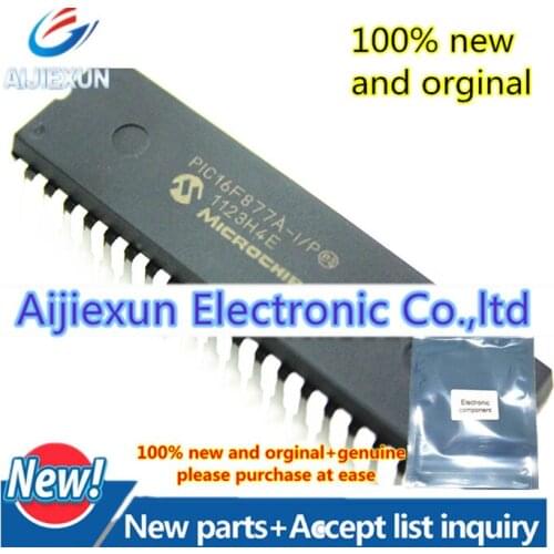 5Pcs 100% New and original PIC16F877A-I/P DIP40 in stock