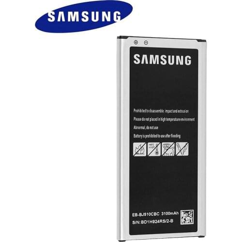 SAMSUNG EB-BJ510CBC For Samsung GALAXY 2016 Version SM-J510 j5109 j5108 J5 Phone Battery 3100mAh Replacement Phone Battery
