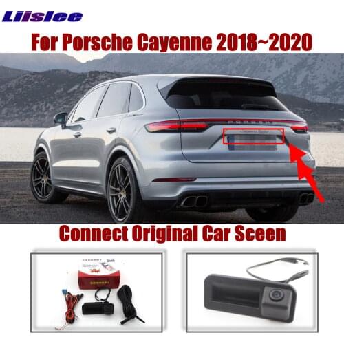 Car Camera For Porsche Cayenne 2018 2019 2020 ATUO Rear Reverse Parking CAM Original Screen Upgrade Dynamic Image System