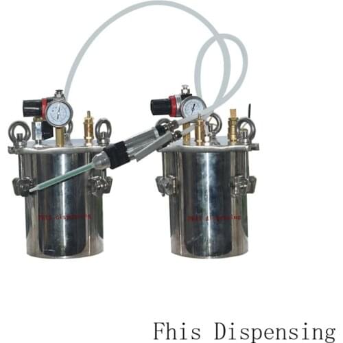 FHIS Manual Dual Liquid Glue Gun with Pressure Barrel