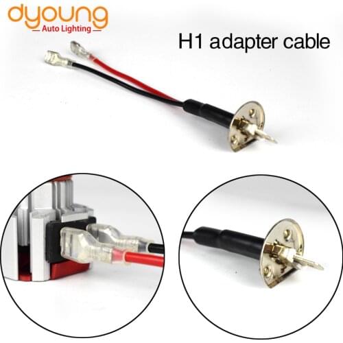 H1 Led Adapter Wiring Connector Cable Socket Holder For HID Headlight Foglight Bulbs Accessories Dyoung Light Lines
