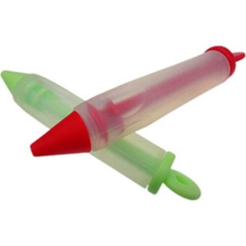 Kitchens toys Kids Silicone Cake Paint Pen Toy Chocolate Mounting Patterns Children Punch Soup Baking Tools Kitchen 2020