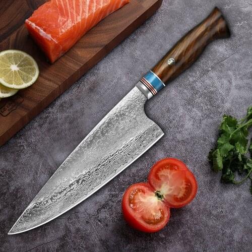 Kitchen Chef Knives High Carbon VG10 Japanese 67layer Damascus Kitchen Knife Stainless Steel Gyuto Knife 8 Inch