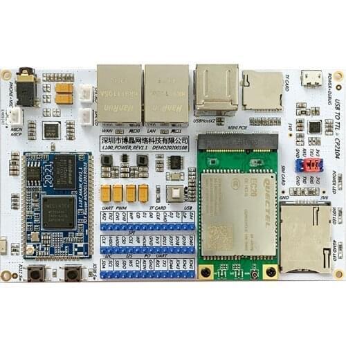 MT7688AN Module WiFi Wireless Audio Module USB Serial Board WiFi Camera Solution Evaluation Board