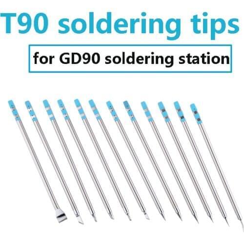 Gudhep Soldering Iron Tips T90 Replacement Soldering Tips for GD90 Soldering Rework Station