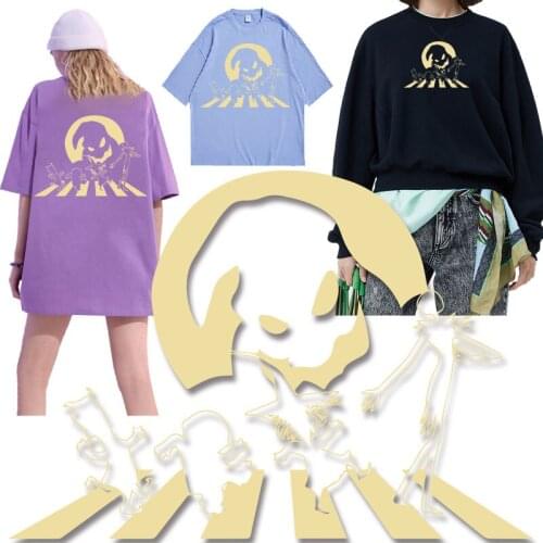 Ghost Halloween Patches for Kids Clothing Jacket Stickers on Clothes Applique on Clothes Thermal Stickers