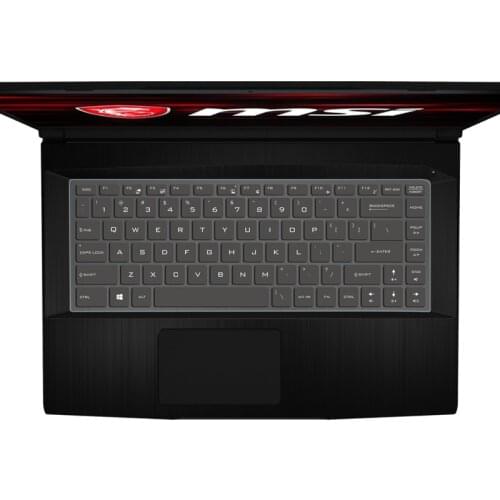 Laptop Clear Transparent Silicone Keyboard Cover Protector For New MSI GF63 GS65 P65 PS42 PS63 GF65