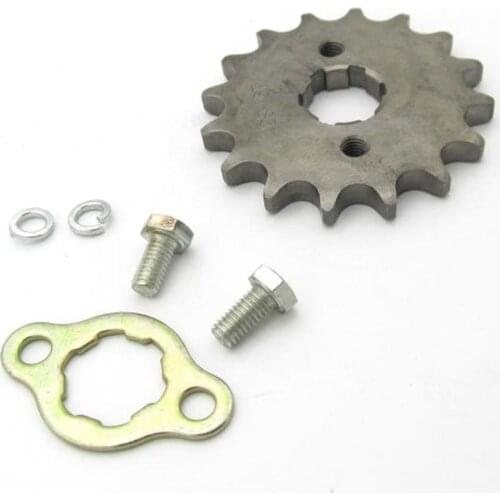 16T Teeth 428 Drive Chain Front Sprocket Cog for Pit Trail Dirt Bike ATV Quad Buggy Motorcycles Drive Gears Accessories 20mm