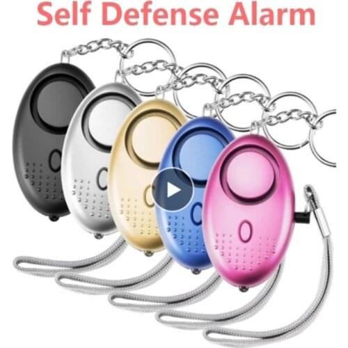 Personal Security Alarm Self Defense 130dB Loud Emergency Alarm Keychain Portable Safety Anti-satyr For Women Child Elder Girl