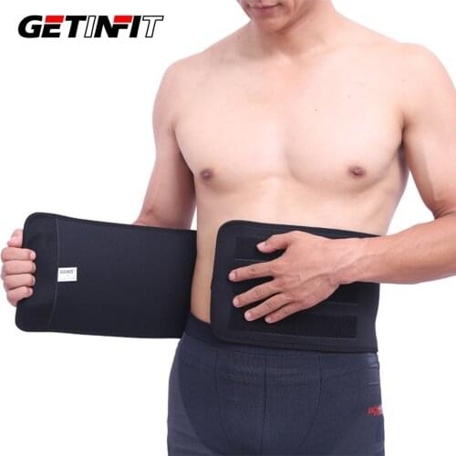 Getinfit 1PCS Professional Adjustable Waist Trimmer Slim Fitness Abdominal Waist Sweat Belt Lumbar Back Support Belt