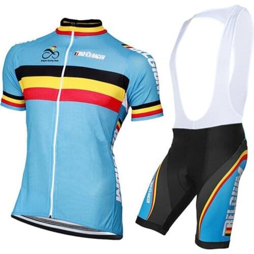 Belgique Jersey Roupa Ciclismo Cycling Jerseys Breathable Bicycle Cycling Clothing Quick-Dry Racing Bike Sports Wear