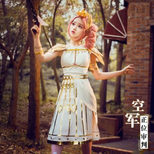 Anime The Fifth Personality Costume Cosplay Dream Witch Air Force Trial Dress Party Women Cos Suits Sets