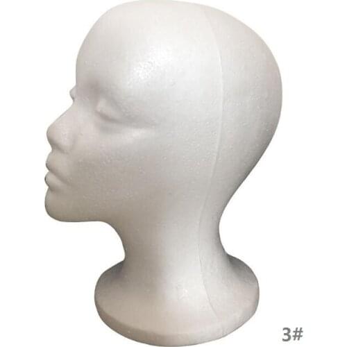 Female Foam Mannequin Head Wigs holder Glasses Cap Display Stand Model Drop Shipping wig head with stand wig holder