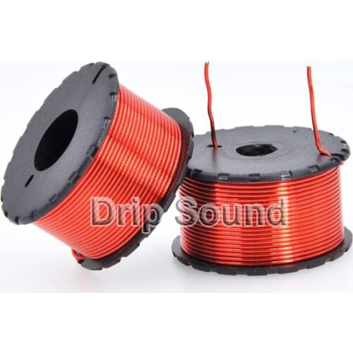 1pcs 0.8mm 0.1mH-1.0mH Audio Amplifier Speaker Crossover Inductor 4N Oxygen-Free Copper Wire Coil #Red2