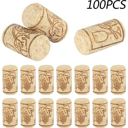 100pcs Wine Cork Reusable Creative Functional Portable Sealing Wine Bottle Cover for Bottles Wine Bar Tools Kitchen Accessories