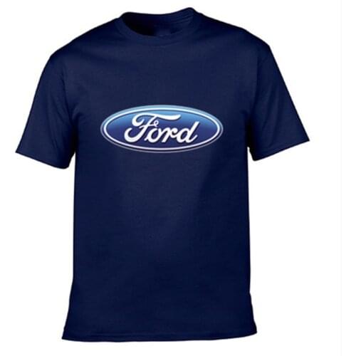 2021Creative designr FORD logo t shirt solid color cotton T Shirt Mens New Arrival Style Short Sleeve Men t-shirt
