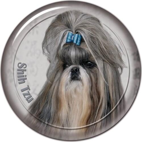 A0674# Various Sizes Removable Decal Shih Tzu 88 Sticker Waterproof Accessories on Bumper Rear Window Laptop