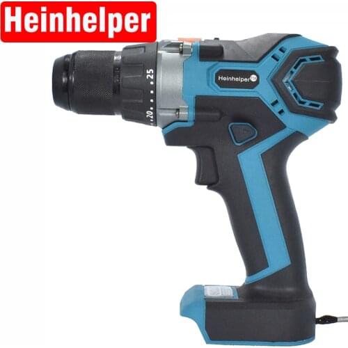 Brushless Electric Hammer Drill Rechargable Screwdriver Torque Impact Drill DIY Power Tools with LED Light for Makita Battery