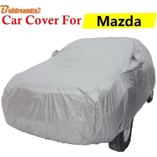 Buildreamen2 Car Cover Auto Outdoor Anti-UV Sun Snow Rain Scratch Resistant Dust Proof Cover For Mazda 5 626 6 Millenia CX-9