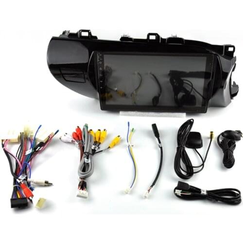 Excellent Processor Car Android 10.0 gps Multimedia stereo tape recorder for 2019 hilux Navigation Radio Full touch Head Unit