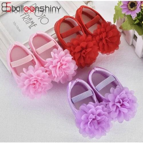 Balleenshiny Fashion Wild Princess Shoes Flora Baby Girl Summer Shoes Newborn Infant First Walker Soft Comfortable Non-slip