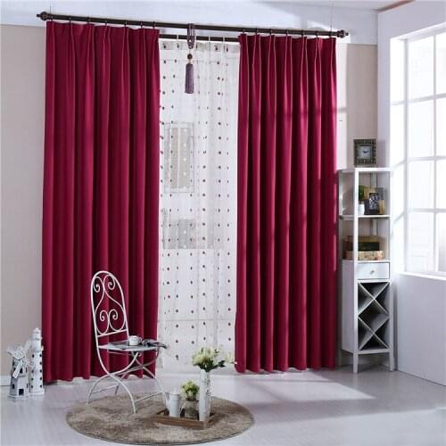 Free shipping new high-precision solid curtain fabric curtains living room bedroom balcony