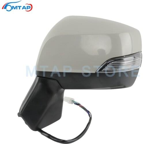 Side Mirror Assy 7Pins 9Pins For Subaru Forester 2013 2014 2015 2016 2017 Outside Rearview Mirror Auto Folding Heated LED