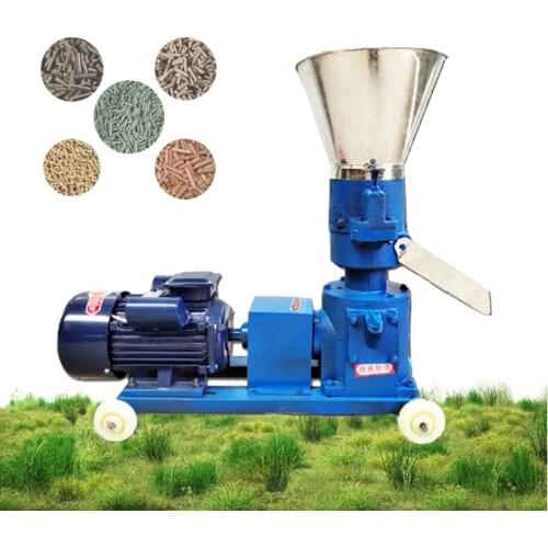 Factory Price Stainless Steel Feed Granule Pellet Making Machine High Quality Rabbit Chicken Animal Feed Pellet Machines
