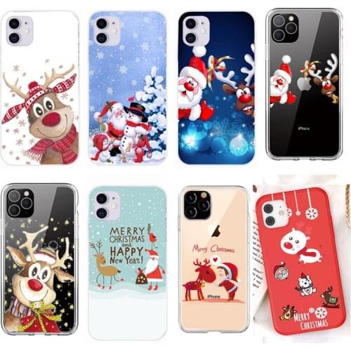 Santa Claus Merry Christmas For Samsung A50 Case Soft Silicone Cover For Samsung Galaxy A50 A30 A50S A30S A20 Cute Phone Cases