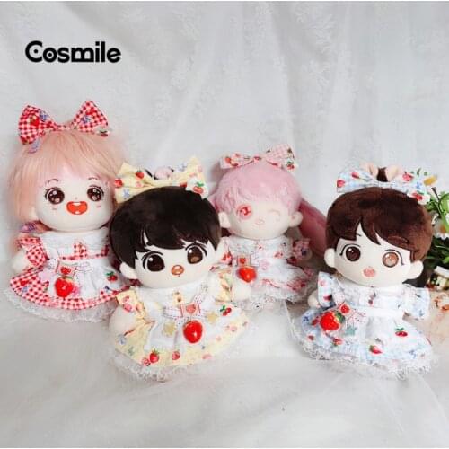 Cosmile Skirt Outfit Idol Star Clothes Costume Cosplay Fit For 20cm Plush Doll Toy Stuffed Cos Cute Lovely Xmas Gift C