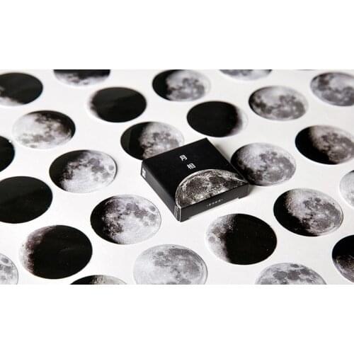 Moon universe decorative sticker(1pack=45pieces)